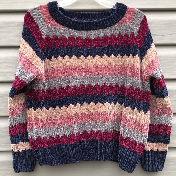 Papaya Sweaters - Multicolored Chenille Chunky Sweater